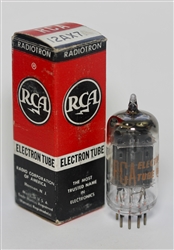 RCA 12AX7 LONG-BLACK-PLATE 